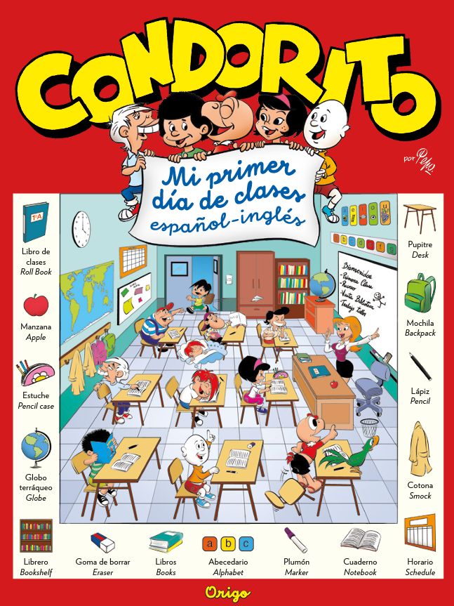 Libro Condorito mi primer día de clases