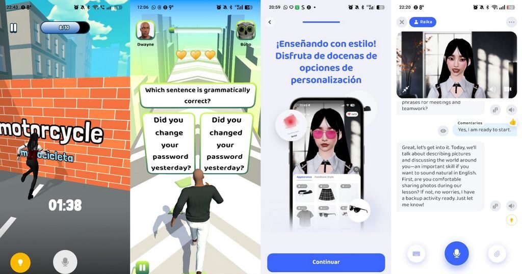 Praktika app para aprender inglés